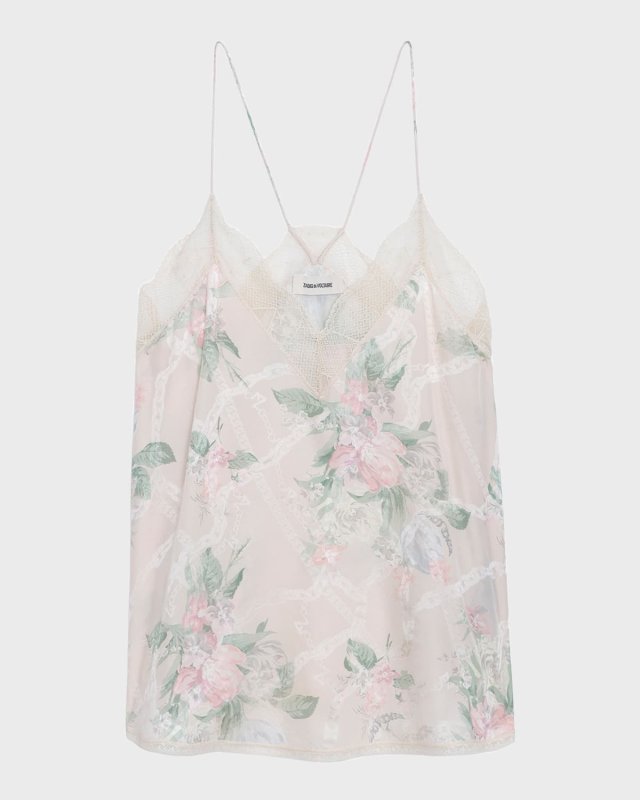 Christy Floral Silk Camisol