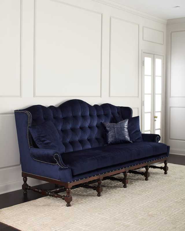 Madrid Tufted Velvet Sofa 103"
