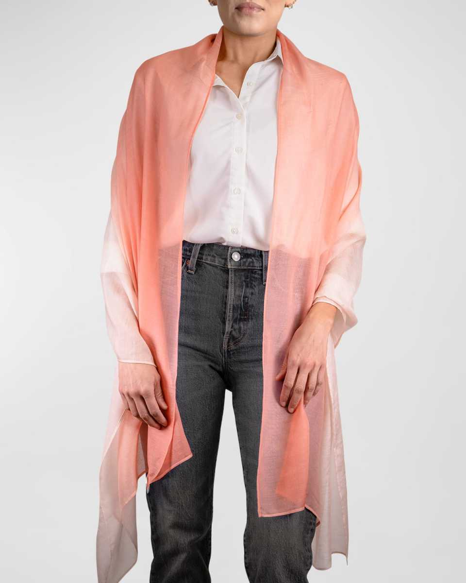 Ombre Cashmere & Silk Scarf