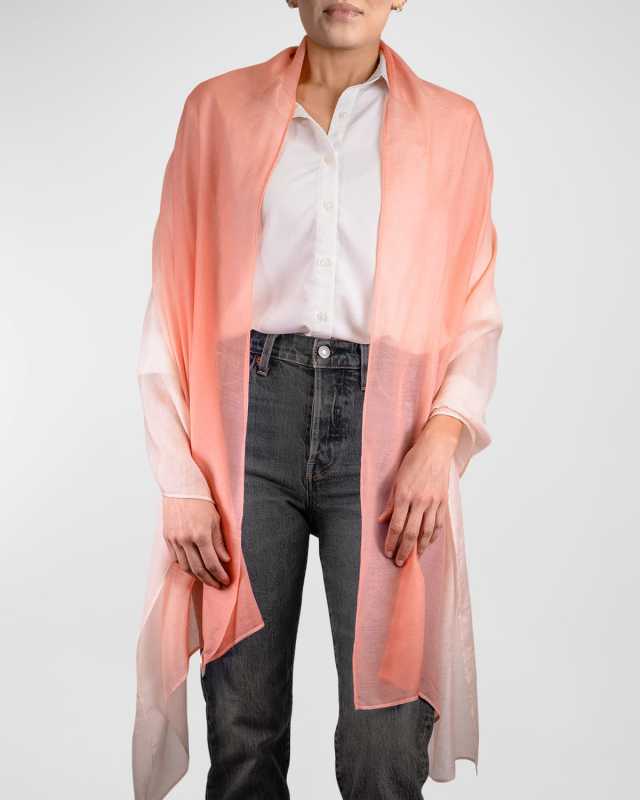 Ombre Cashmere & Silk Scarf