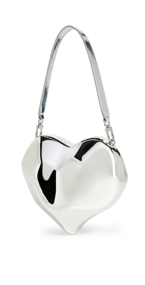 SIMONMILLER Molded Heart Bag Silver