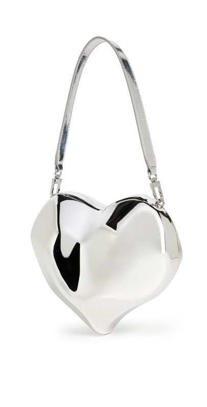 SIMONMILLER Molded Heart Bag Silver