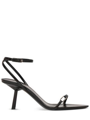 Saint Laurent 75mm Kitty leather sandals
