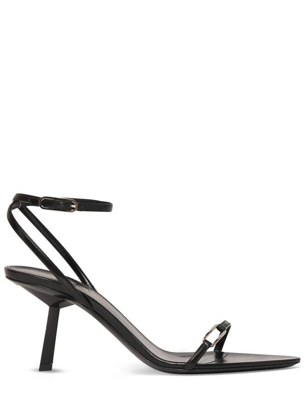 Saint Laurent 75mm Kitty leather sandals