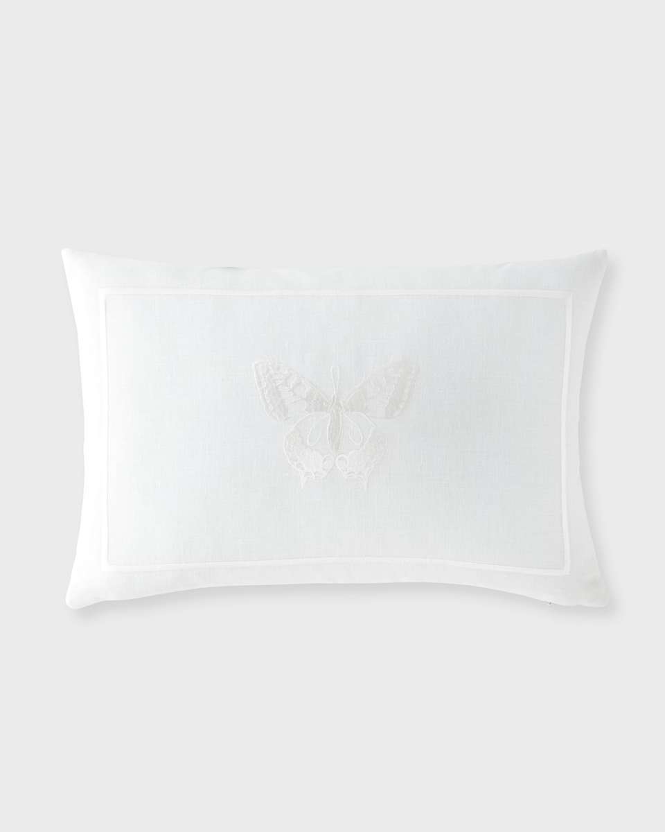 Farfalla Embroidered Decorative Pillow
