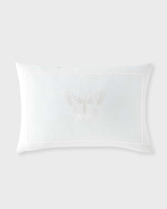 Farfalla Embroidered Decorative Pillow