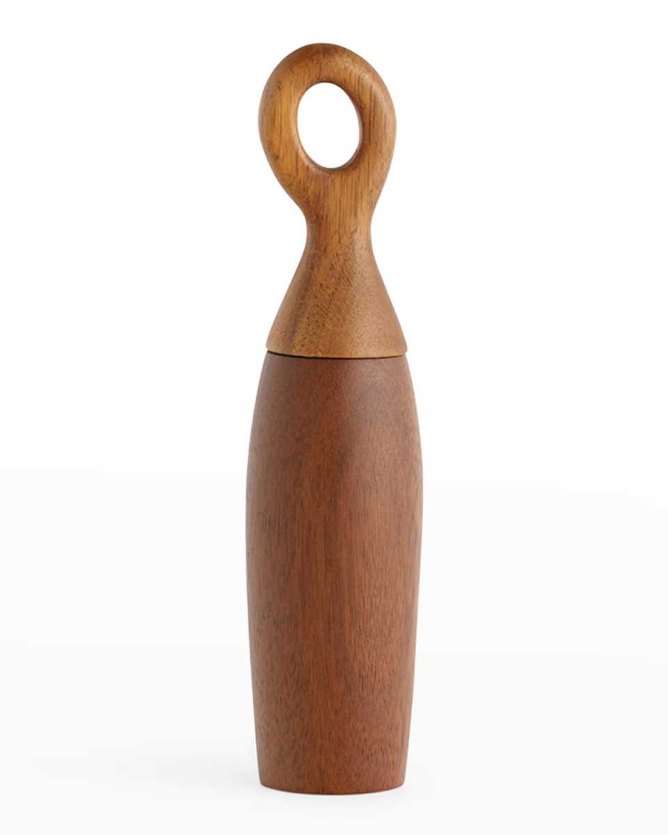 Portables Wood Salt and Pepper Mill, 9"