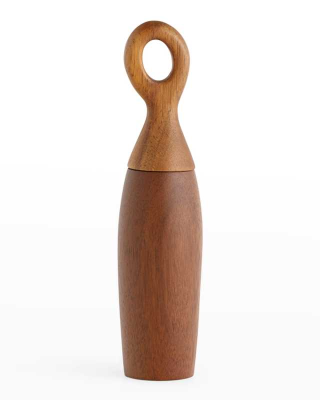 Portables Wood Salt and Pepper Mill, 9"