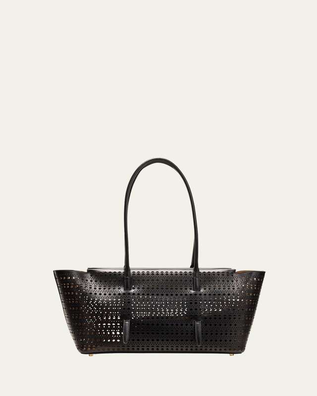 Neo Mina 32 Tote Bag in Perforated Leather