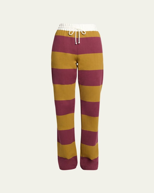 Pichas Striped Drawstring Pants