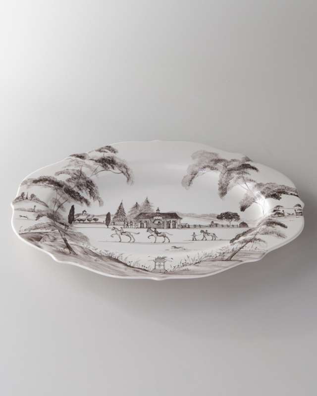 Country Estate Flint Grey Stable Platter