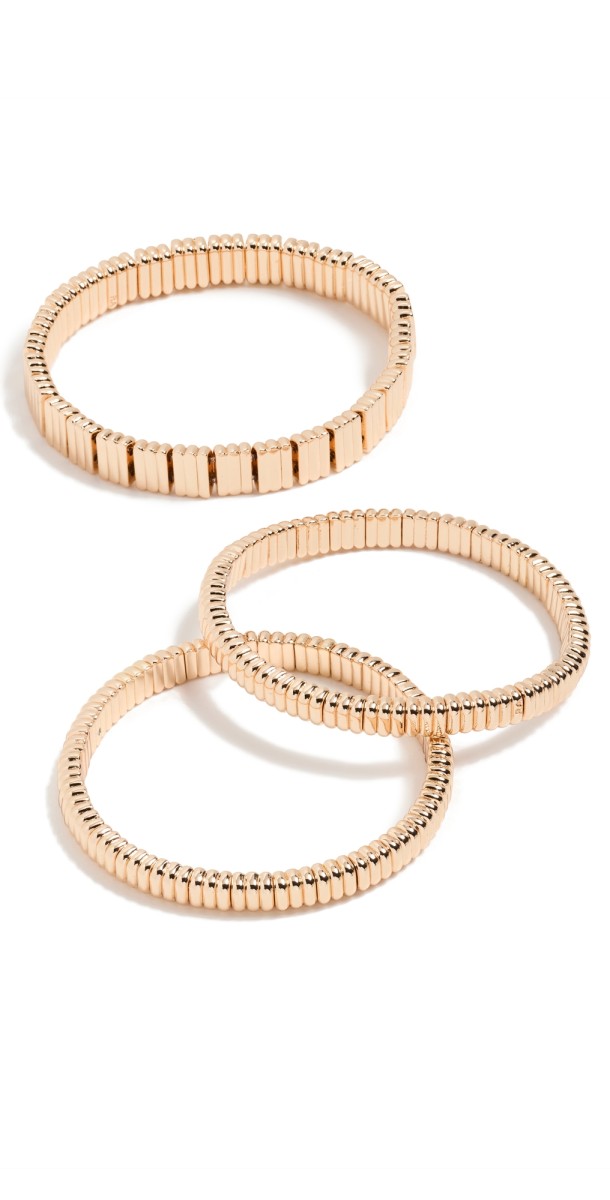 Roxanne Assoulin Luxe Bracelet Trio Gold