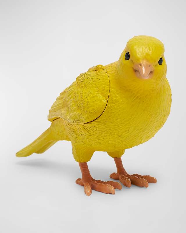 Canary Bird Clutch Bag