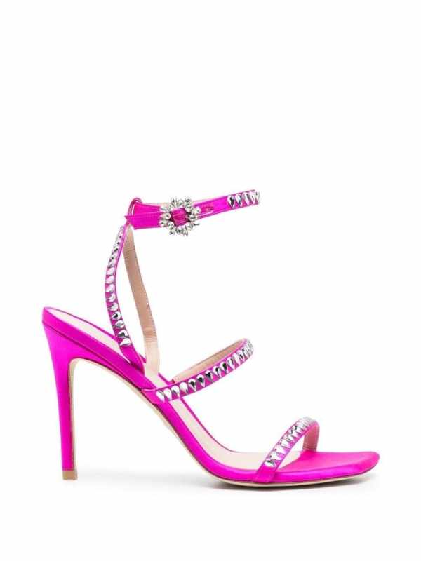 crystal embellished 110mm sandals