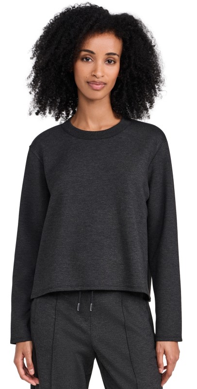 Theory A Line Pullover Charcoal/Black