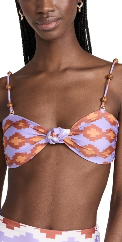 Palmacea Lilly Knot Front Bikini Top Masai