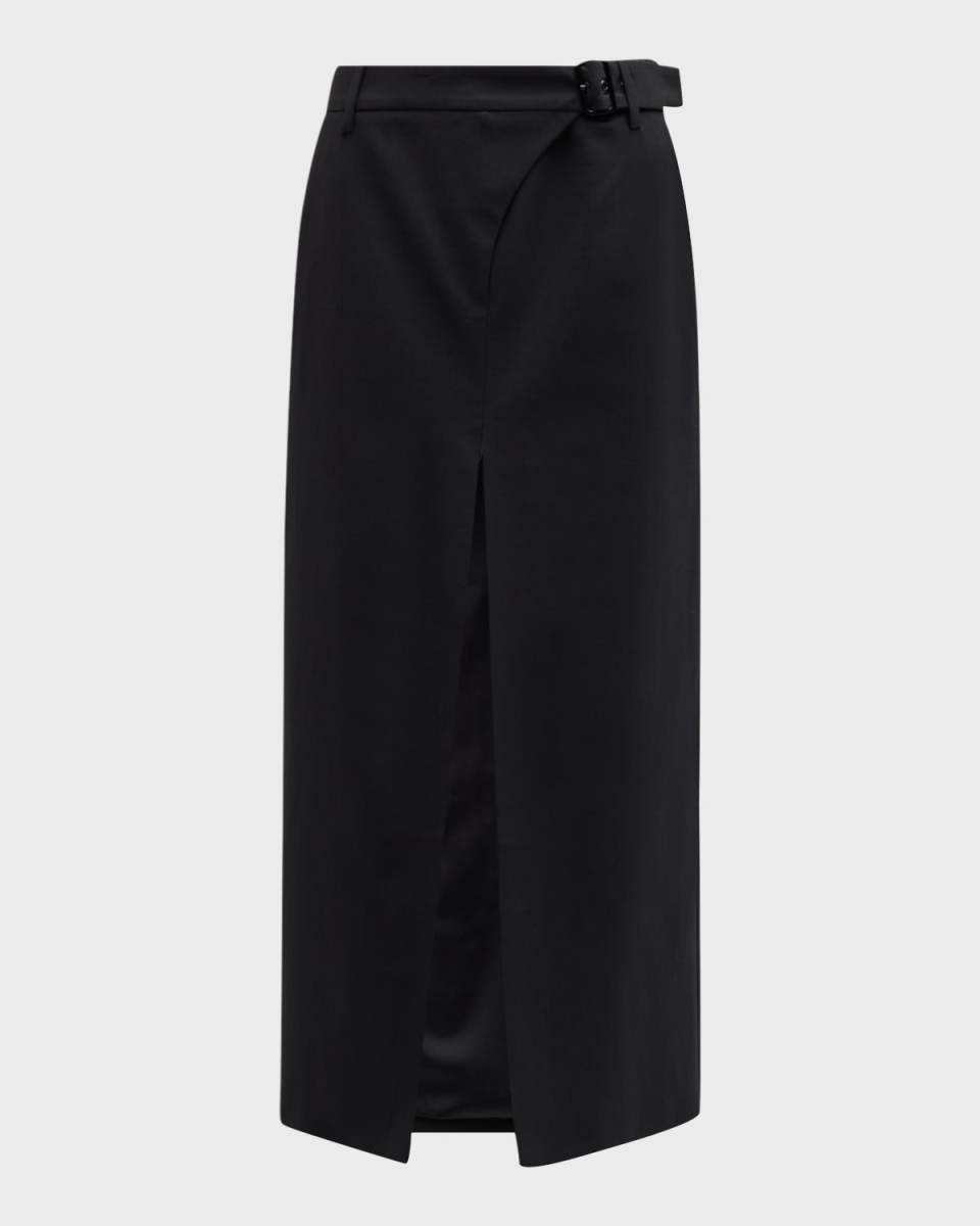 Leonardo Belted Midi Skirt