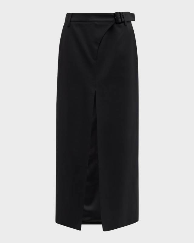 Leonardo Belted Midi Skirt