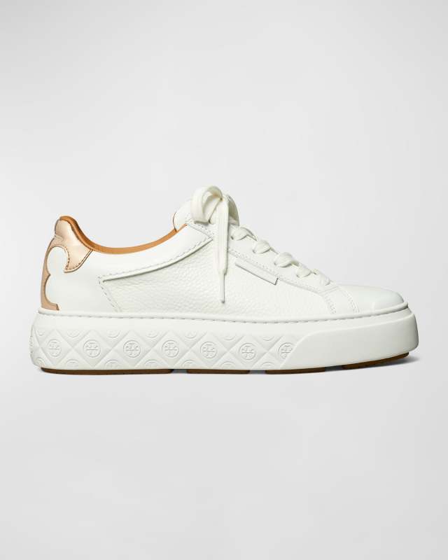 Ladybug Bicolor Leather Low-Top Sneakers