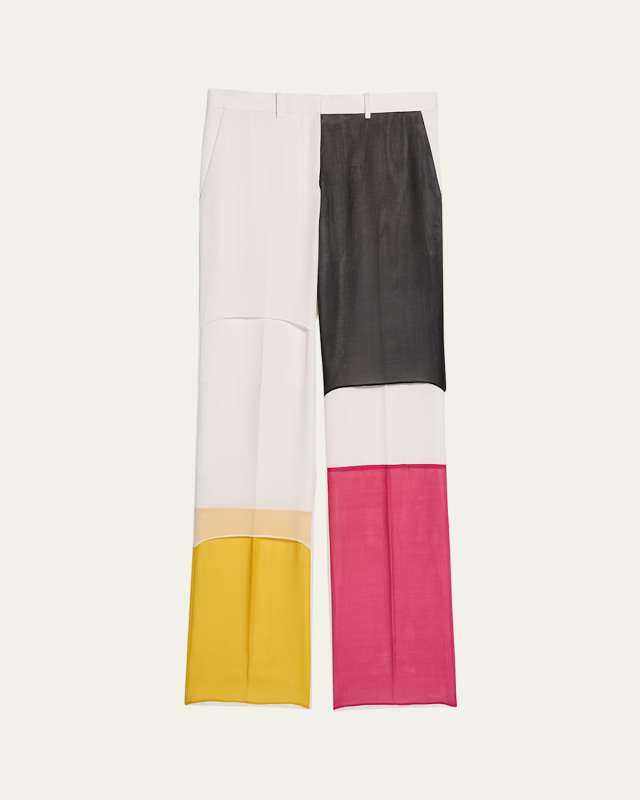 Tailored Patchwork Pants
