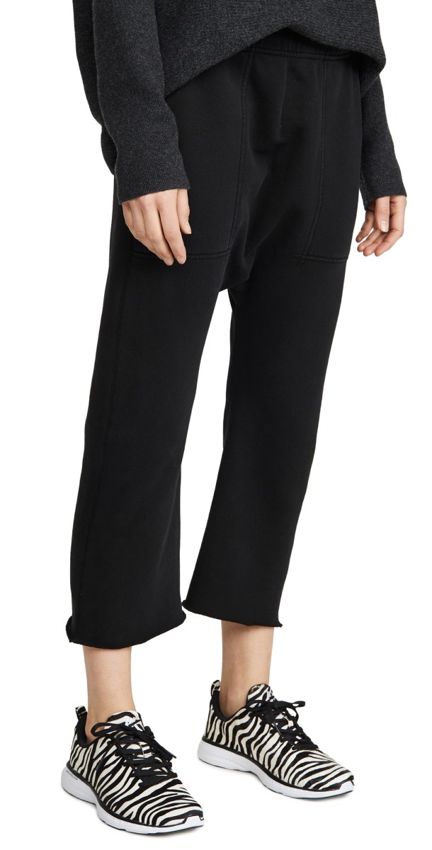 Nili Lotan Sf Sweatpant Washed Black