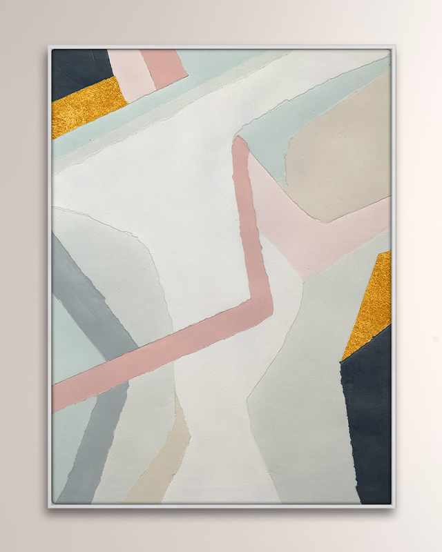 "Abstract Collage 2" Digital Art Print on Canvas by Elisso