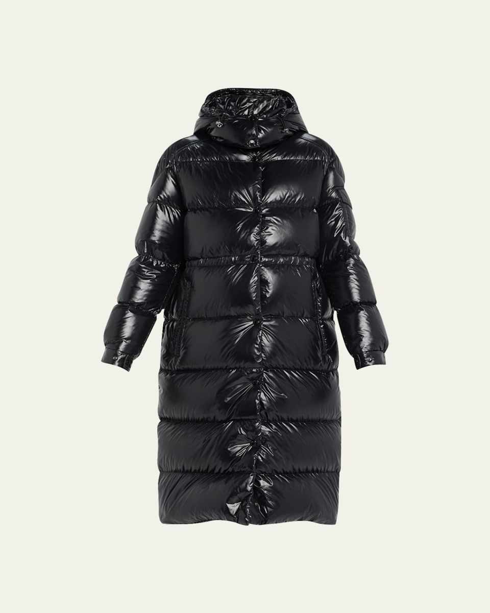 Cavettaz Hooded Long Puffer Coat