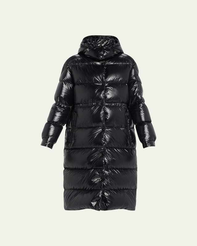 Cavettaz Hooded Long Puffer Coat