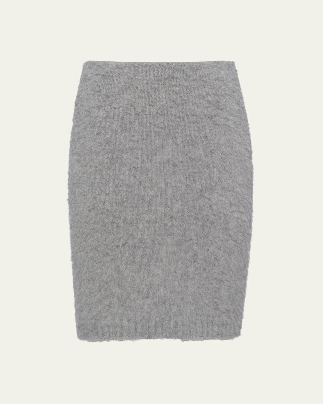 Pencil Cashmere Skirt