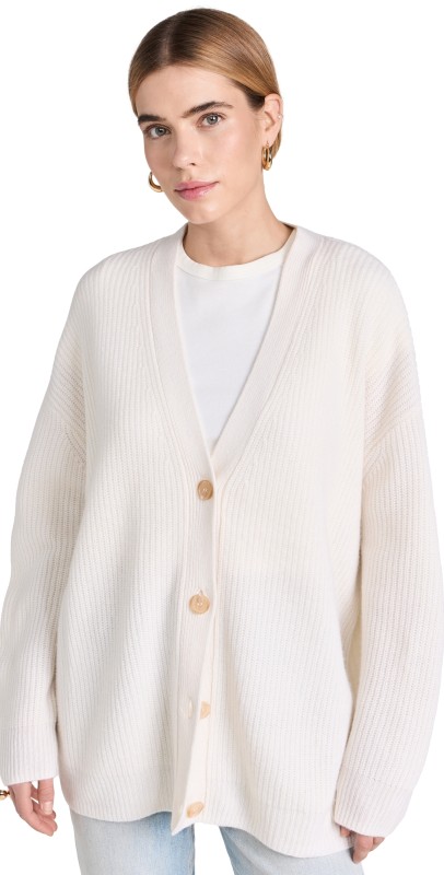 Jenni Kayne Cashmere Cocoon Cardigan Ivory