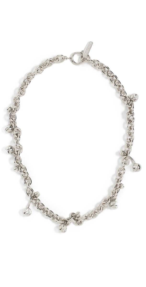 Justine Clenquet Sofie Necklace Palladium