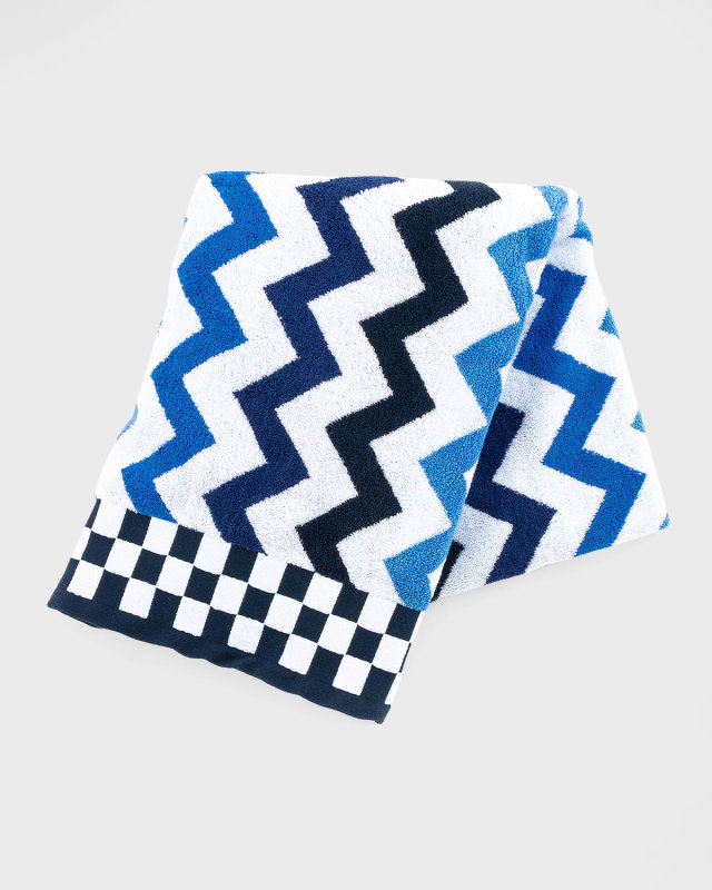 Royal Zig Zag Bath Towel