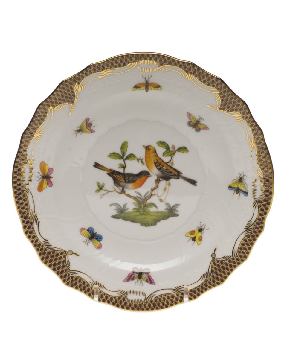 Rothschild Bird Brown Motif 09 Salad Plate