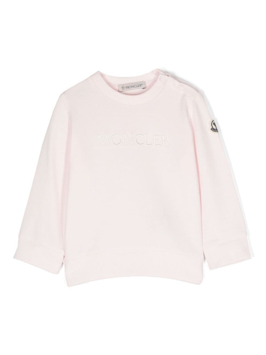 embroidered-logo cotton sweatshirt
