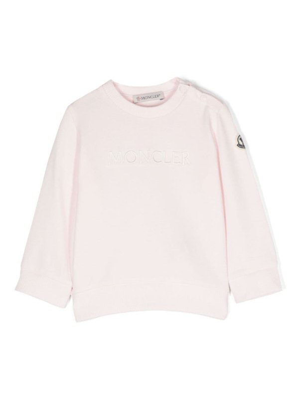 embroidered-logo cotton sweatshirt