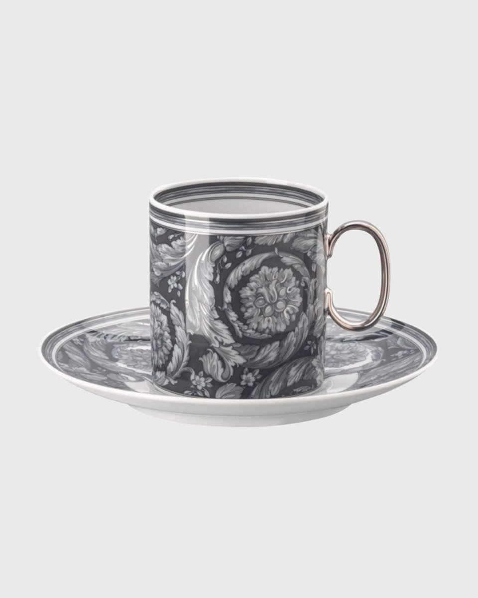 Barocco Haze Coffee Cup & Saucer, 6 oz.