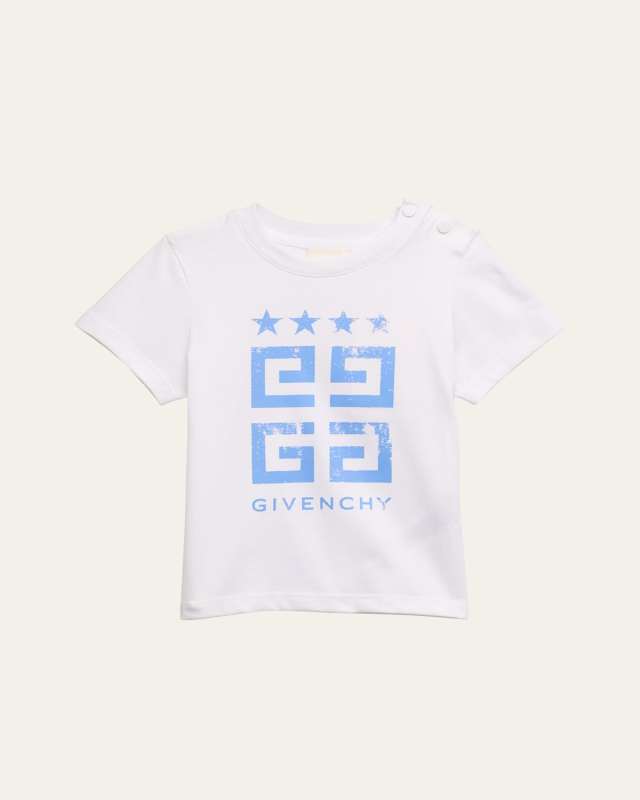 Boy's 4G Logo-Printed Short-Sleeve T-Shirt, Size 9M-3T