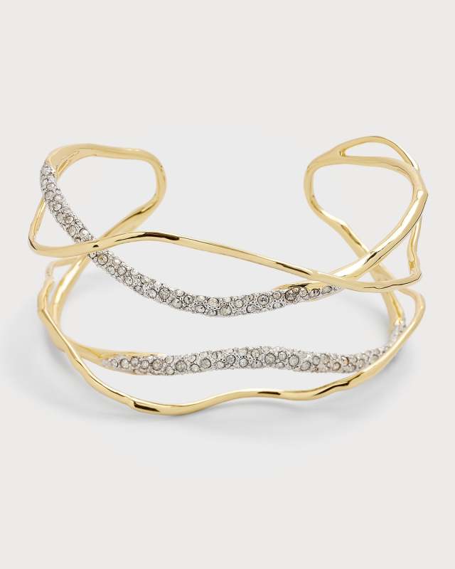 Solanales Crystal Cuff Bracelet