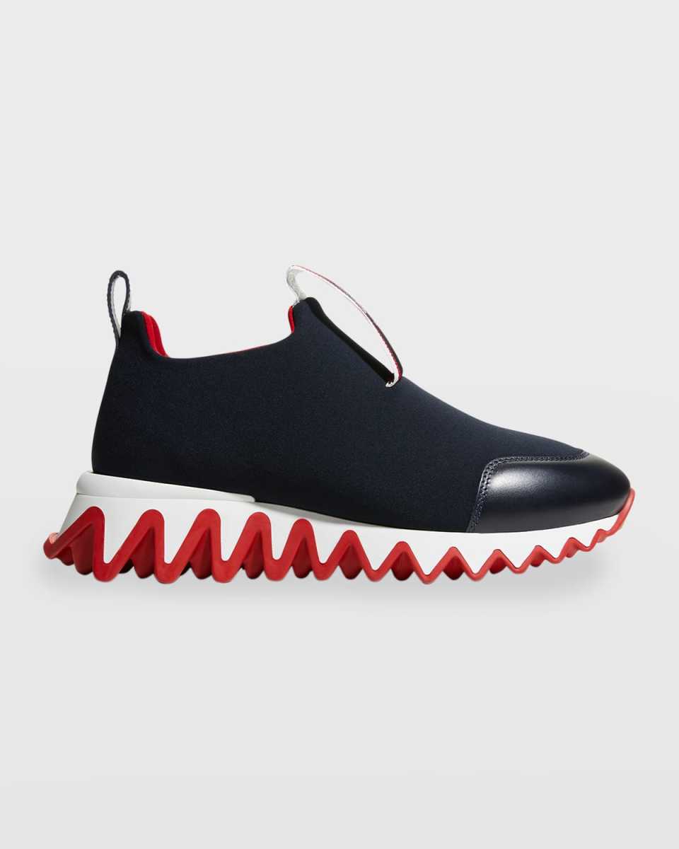 Tiketa Slip-On Red Sole Runner Sneakers