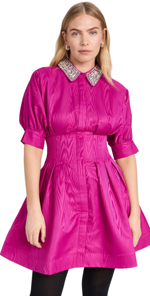 Rebecca Vallance Cynthia Mini Dress Berry