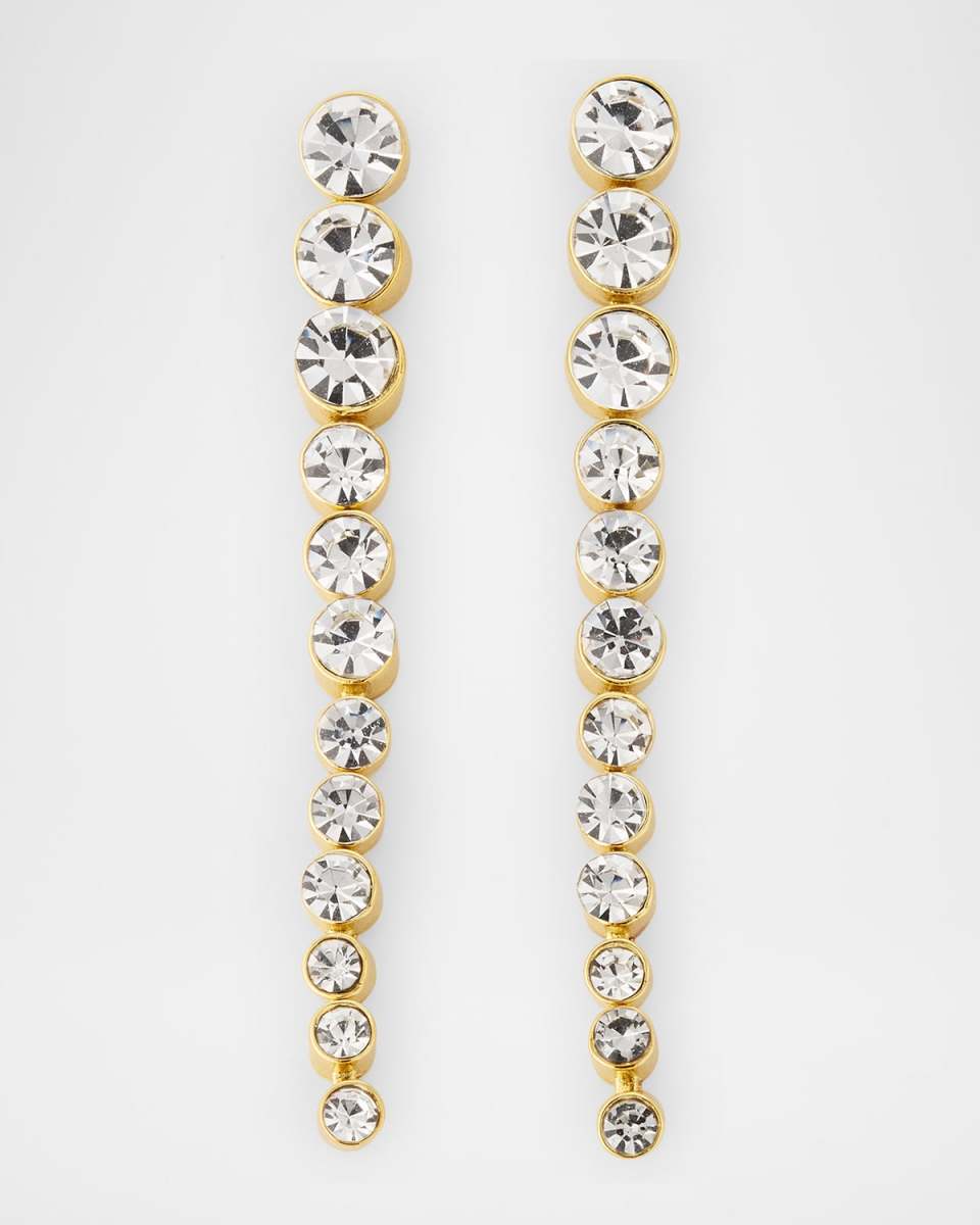 Crystal Linear Drop Earrings