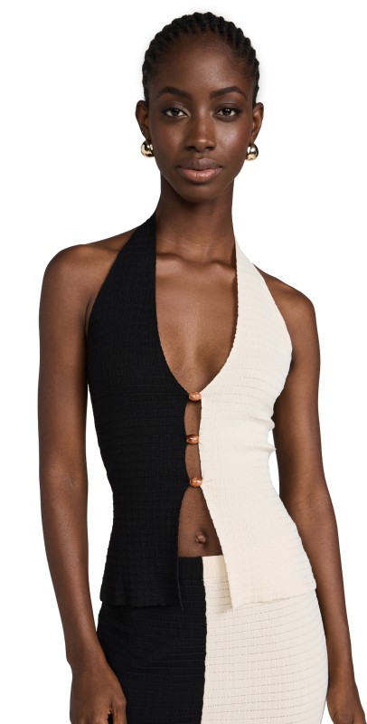 Seven Wonders Elita Top Black/Latte