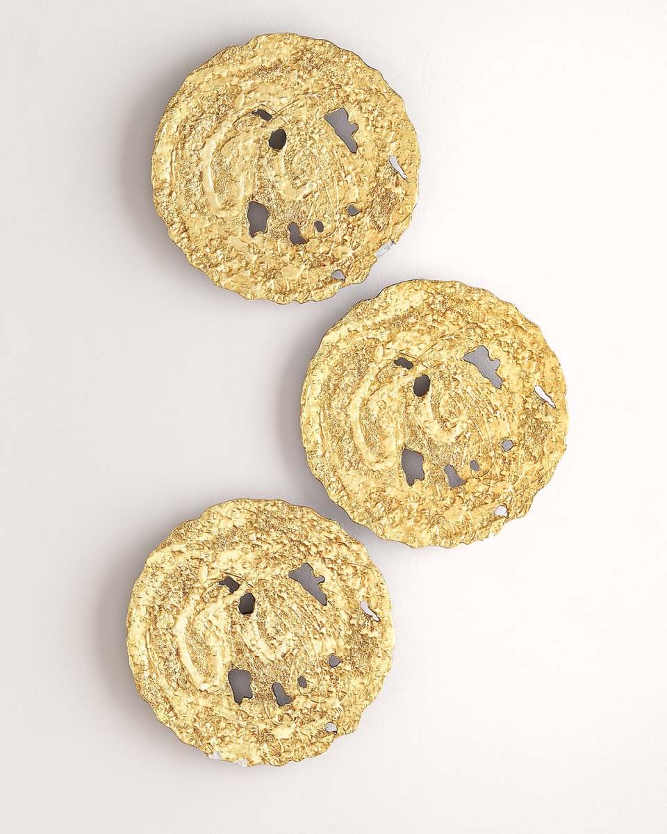 Small Gold Circle Wall Decor