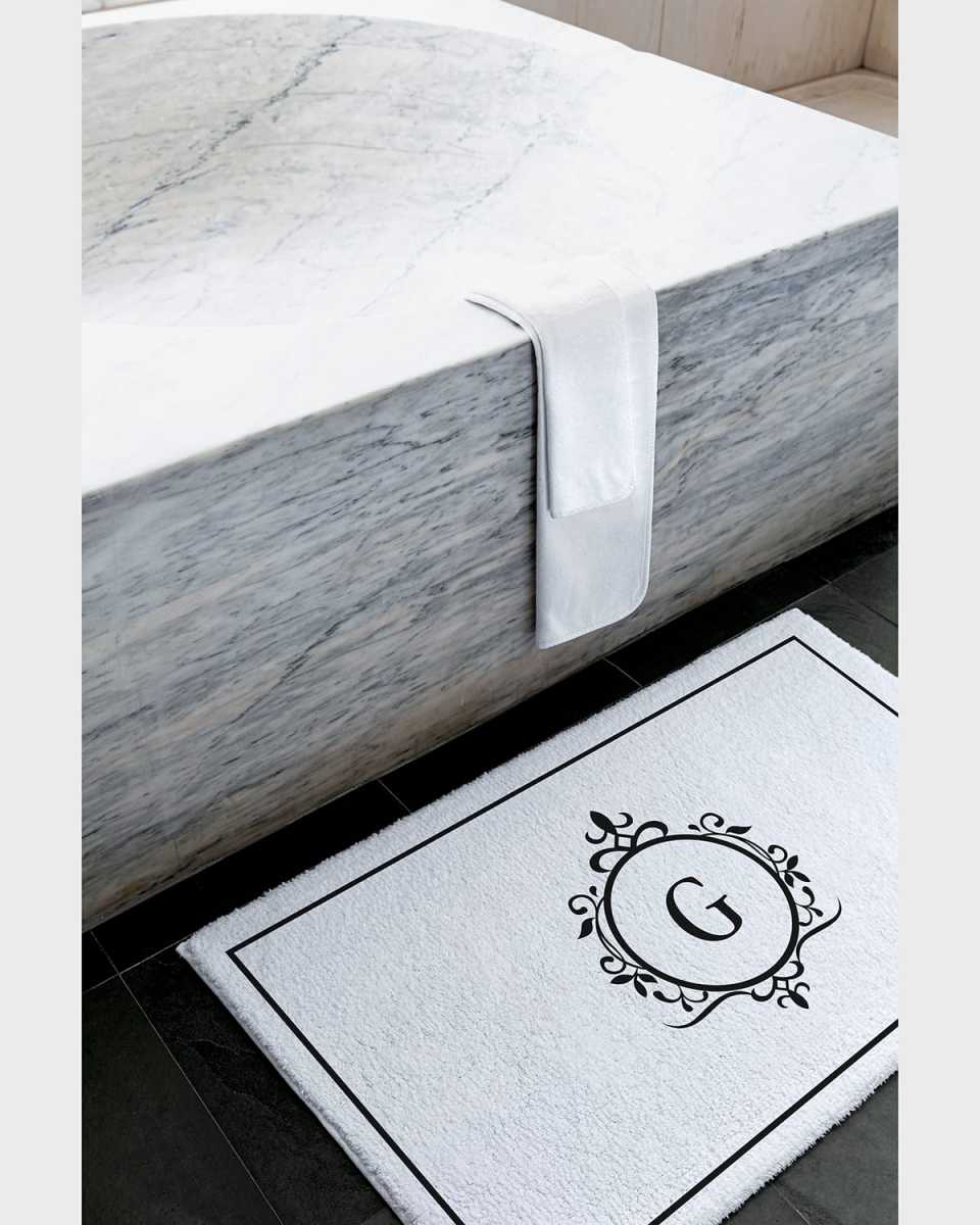 Egoist "G" Monogrammed Bath Rug