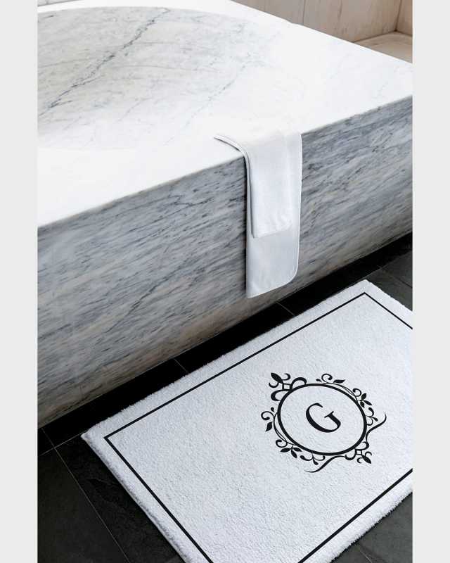 Egoist "G" Monogrammed Bath Rug
