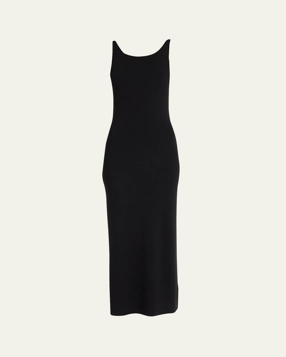 Florio Sleeveless Maxi Wool Dress
