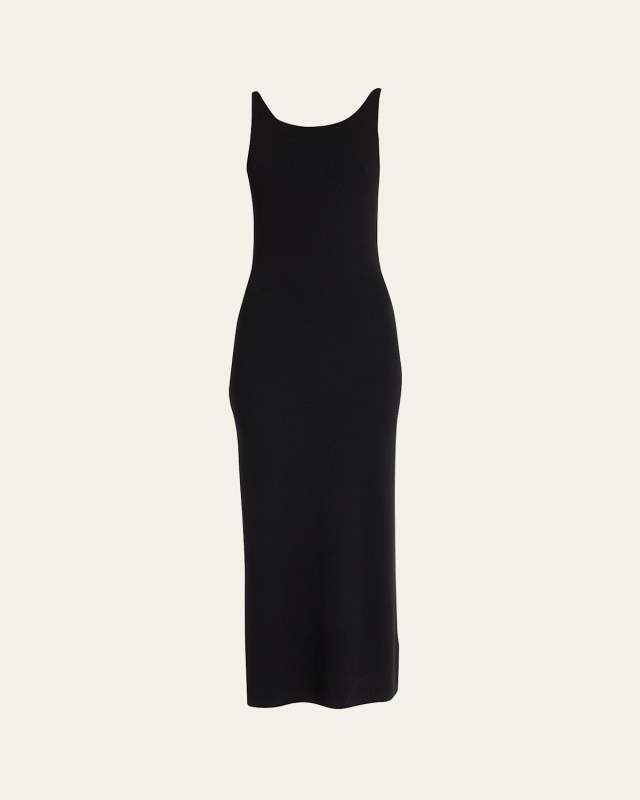 Florio Sleeveless Maxi Wool Dress