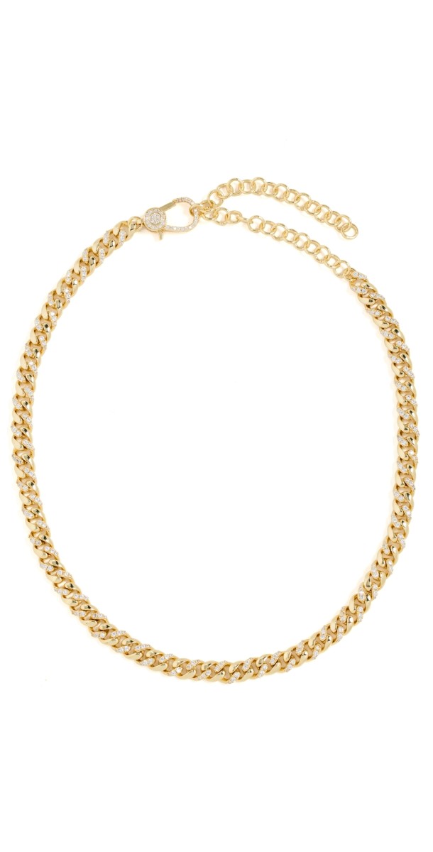 By Adina Eden Toggle Chain Necklace Gold
