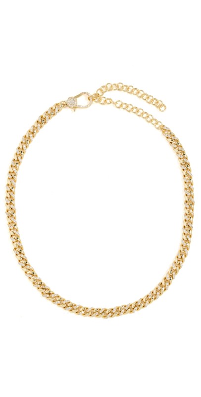 By Adina Eden Toggle Chain Necklace Gold
