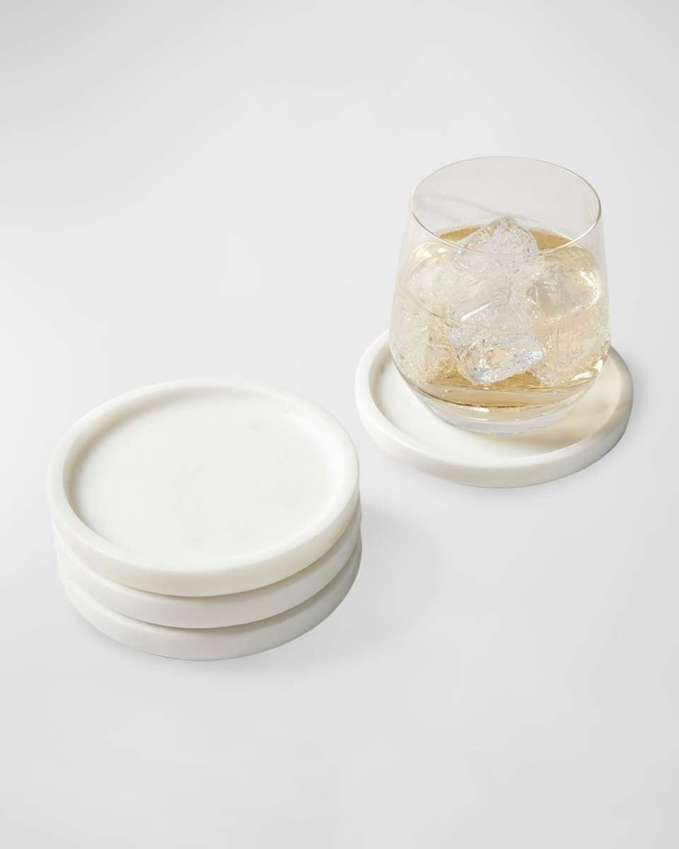 Calanna Boxed Marble Coasters, Set of 4
